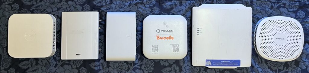 A bunch of LTE pico cells